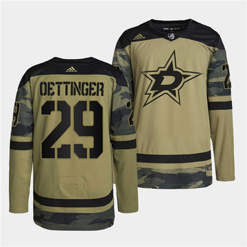 Jake Oettinger Dallas Stars camo Camo jersey