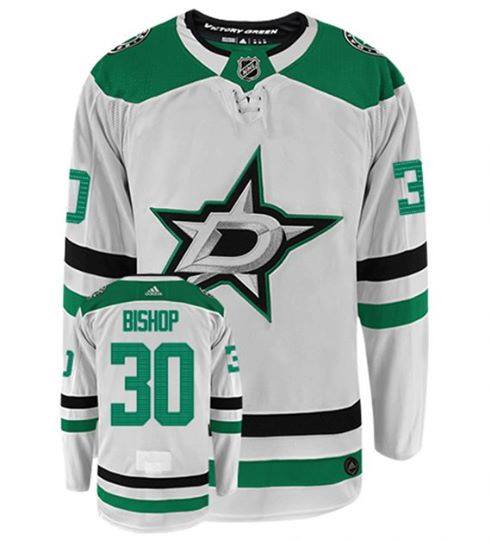 Ben Bishop Dallas Stars white jersey
