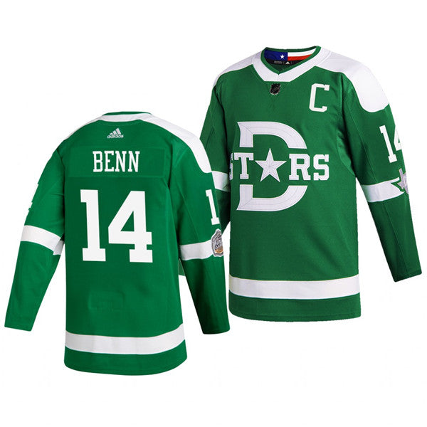 Dallas Stars green Winter Classic jersey