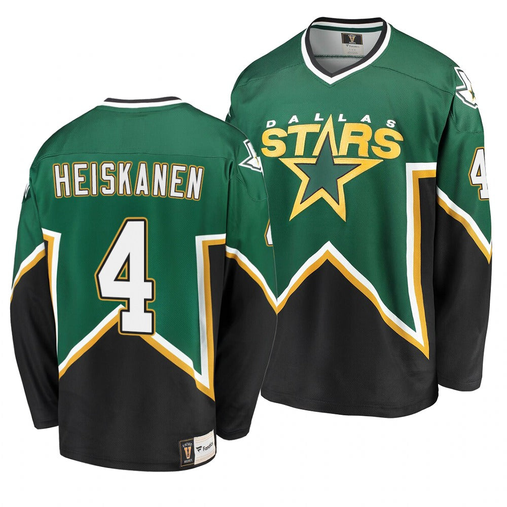 Dallas Stars green Heritage jersey