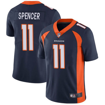 Denver Broncos #11 Diontae Spencer Navy Jersey
