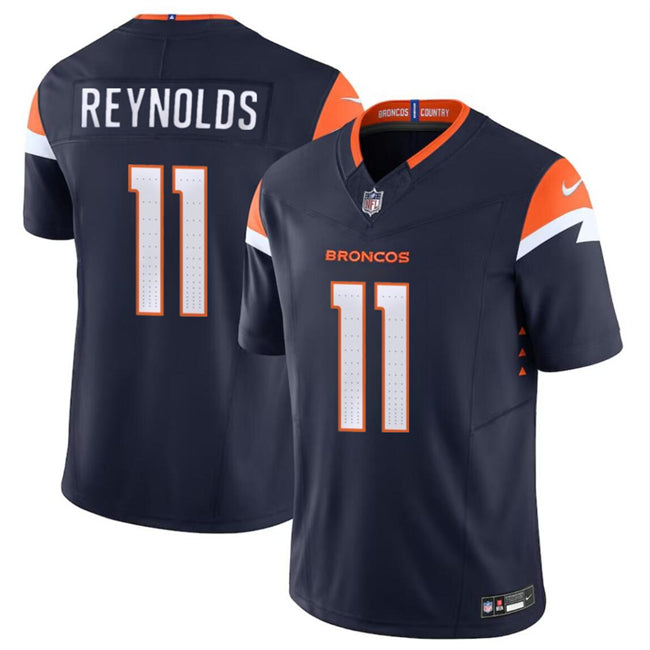 Josh Reynolds Denver Broncos navy FUSE jersey