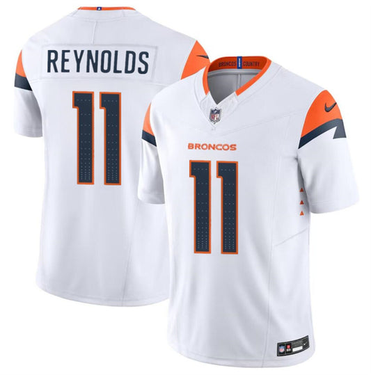 Denver Broncos #11 Josh Reynolds White 2024 FUSE Jersey