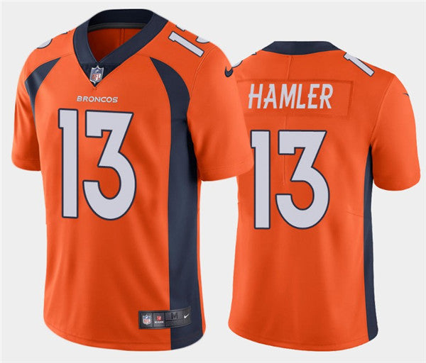 Denver Broncos #13 KJ Hamler Orange Jersey