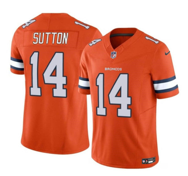 Courtland Sutton Denver Broncos orange FUSE jersey