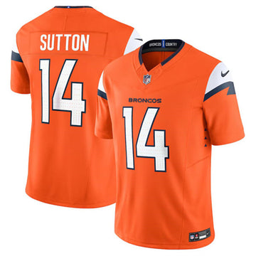 Courtland Sutton Denver Broncos orange FUSE jersey