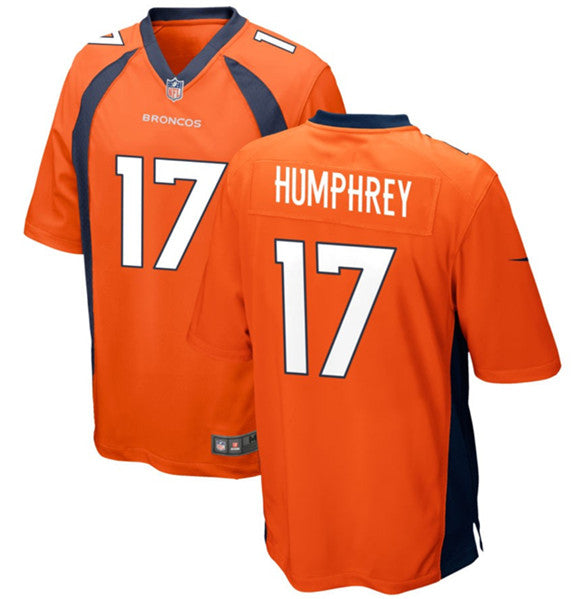 Lil'Jordan Humphrey Denver Broncos orange Game jersey