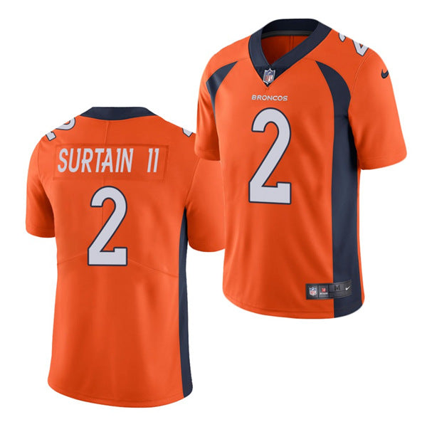 Patrick Surtain II Denver Broncos orange jersey