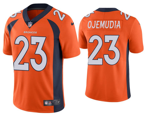 Michael Ojemudia Denver Broncos orange jersey