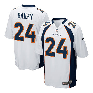 Champ Bailey Denver Broncos white jersey