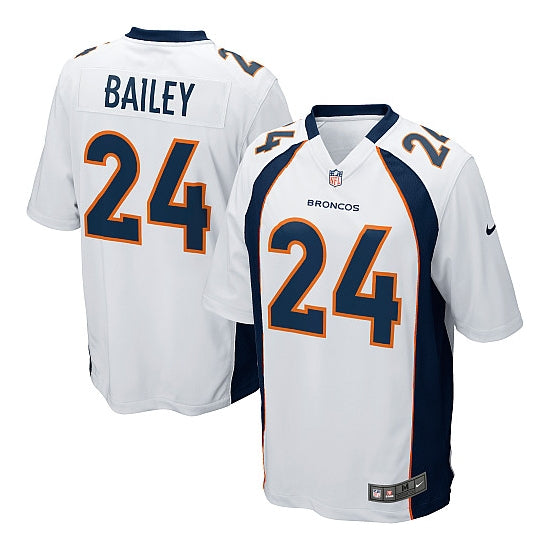 Champ Bailey Denver Broncos white jersey