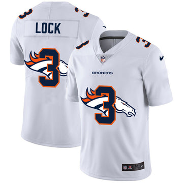 Drew Lock Denver Broncos white jersey