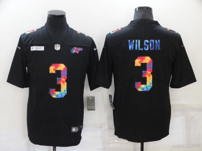 Russell Wilson Denver Broncos black jersey