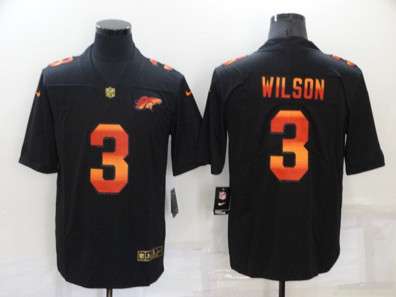 Russell Wilson Denver Broncos black Fashion jersey