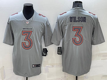 Russell Wilson Denver Broncos gray Fashion jersey