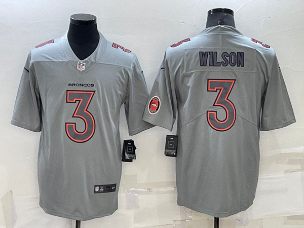 Russell Wilson Denver Broncos gray Fashion jersey