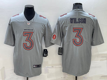 Russell Wilson Denver Broncos gray Fashion jersey