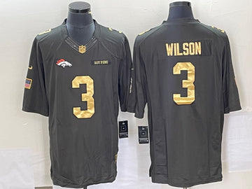 Russell Wilson Denver Broncos olive jersey