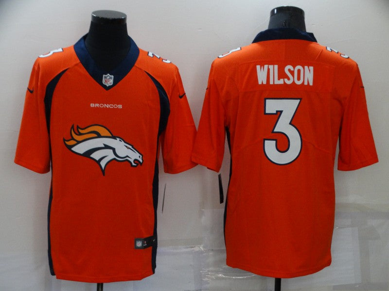 Russell Wilson Denver Broncos orange jersey