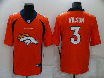 Russell Wilson Denver Broncos orange jersey