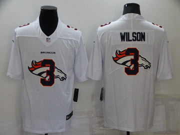 Russell Wilson Denver Broncos white Shadow jersey