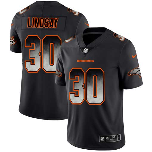 Phillip Lindsay Denver Broncos black Fashion jersey