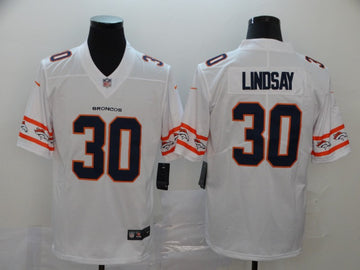 Phillip Lindsay Denver Broncos white jersey