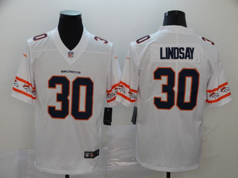 Phillip Lindsay Denver Broncos white jersey