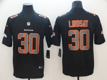 Phillip Lindsay Denver Broncos black jersey
