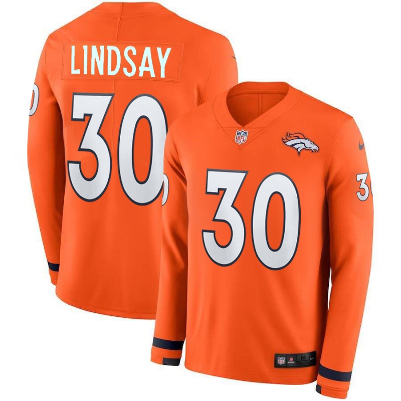 Phillip Lindsay Denver Broncos orange jersey