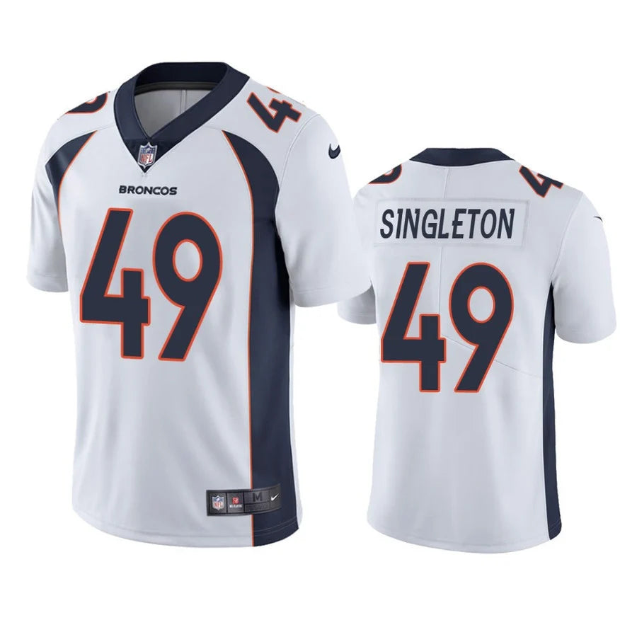 Alex Singleton Denver Broncos white jersey