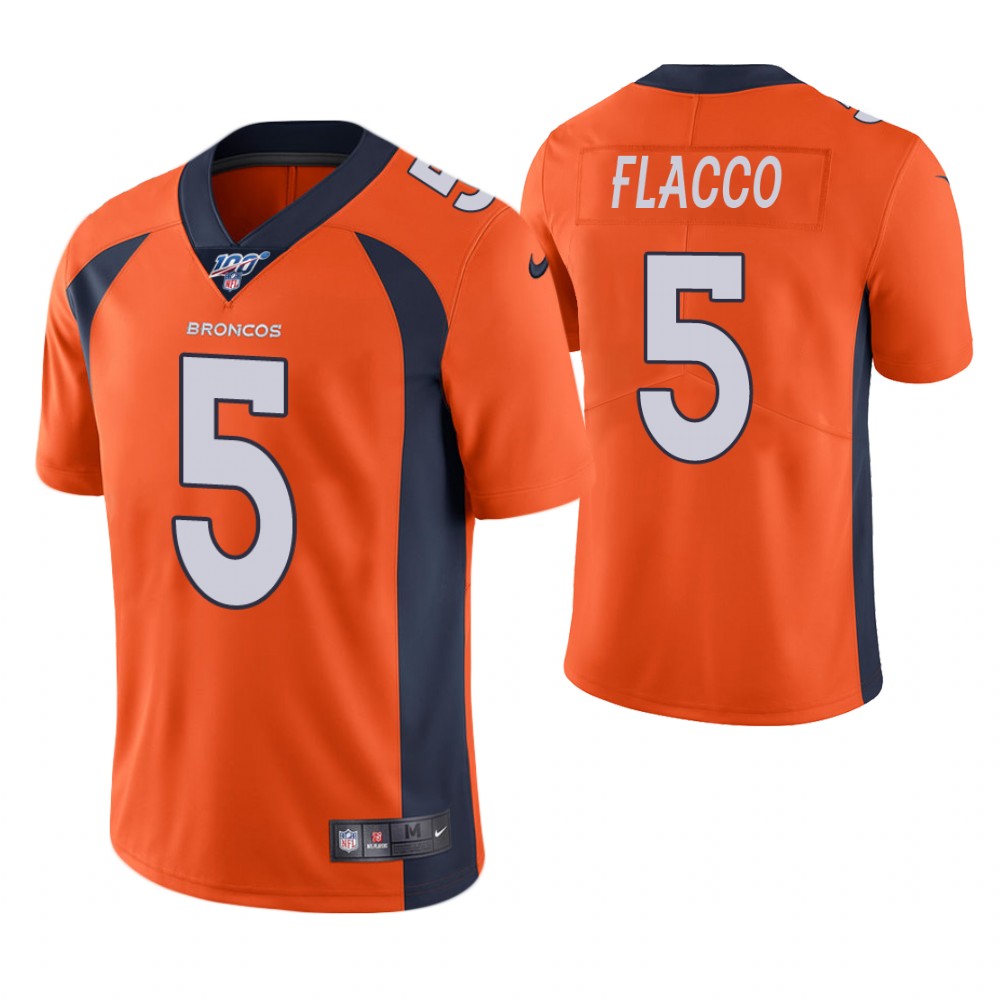 Joe Flacco Denver Broncos orange jersey