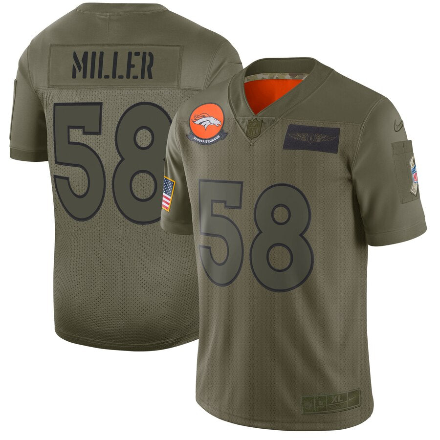 Von Miller Denver Broncos camo Salute To Service jersey