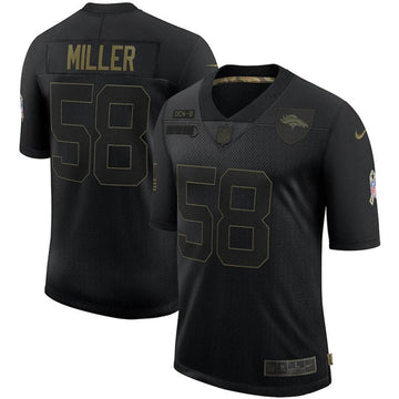 Von Miller Denver Broncos black Salute To Service jersey