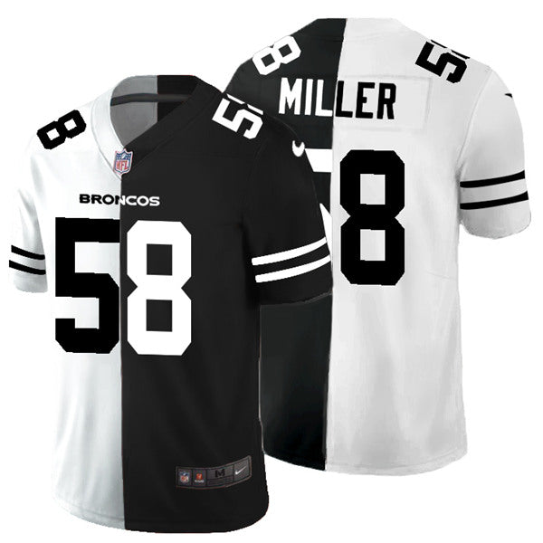 Von Miller Denver Broncos black Split jersey