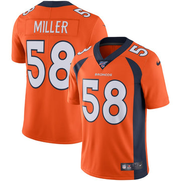 Von Miller Denver Broncos orange jersey