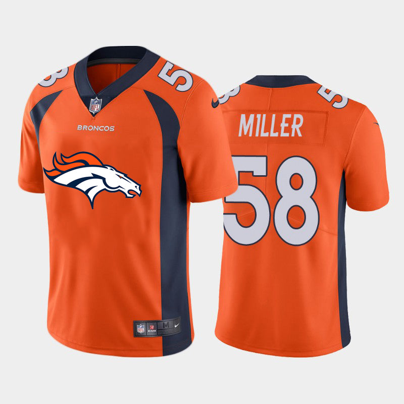 Von Miller Denver Broncos orange jersey