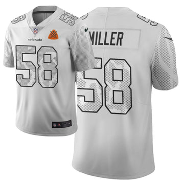 Von Miller Denver Broncos white City Edition jersey