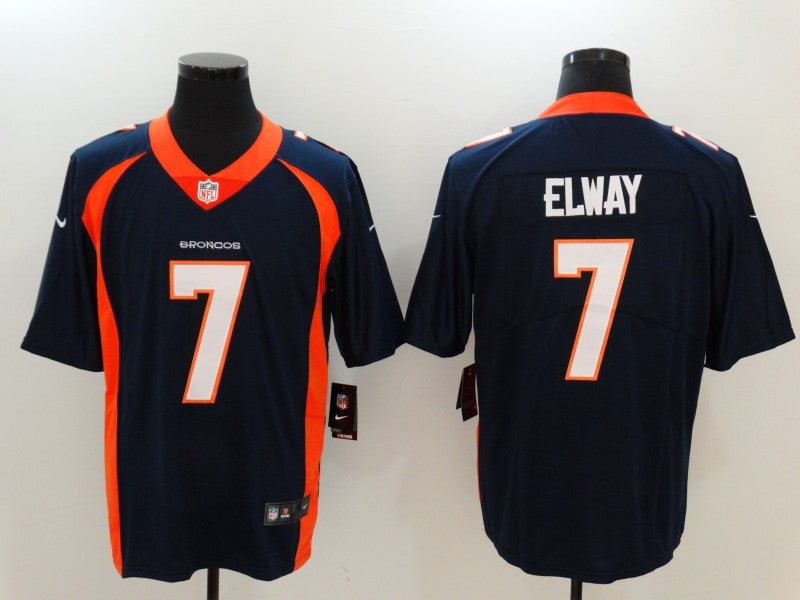 John Elway Denver Broncos navy jersey