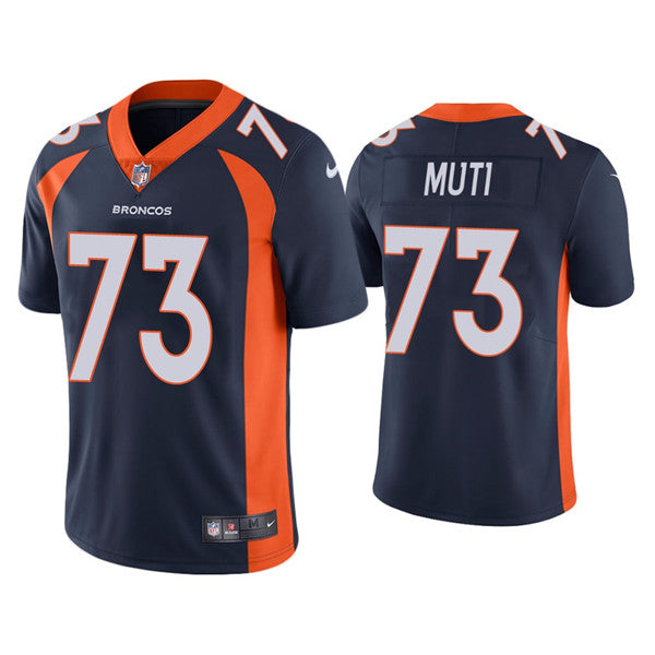 Netane Muti Denver Broncos navy jersey