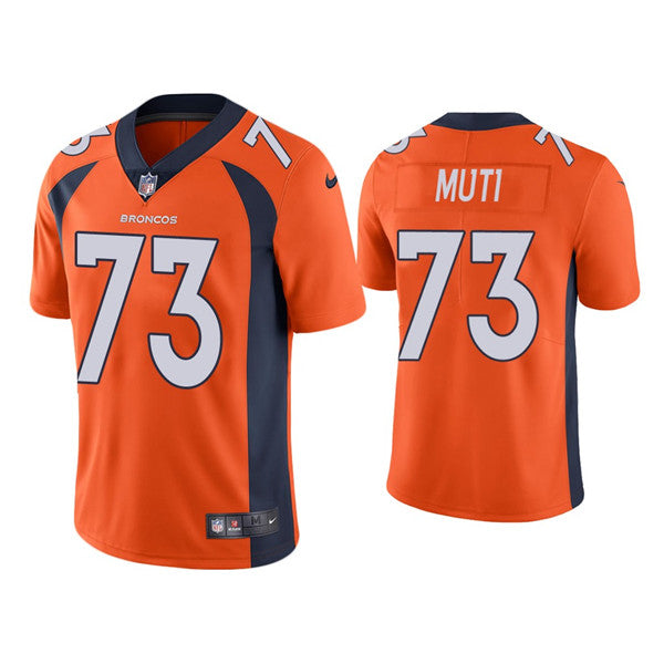 Netane Muti Denver Broncos orange jersey