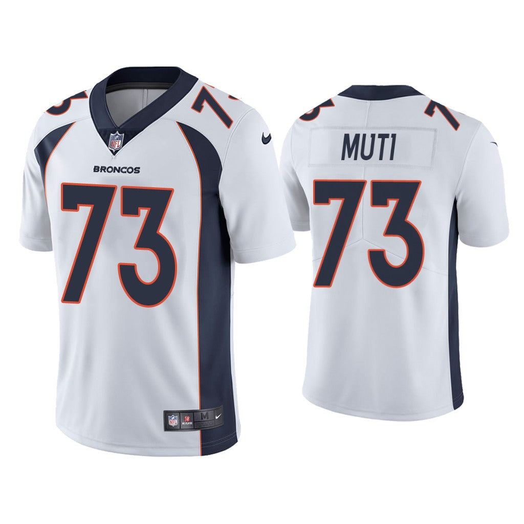 Netane Muti Denver Broncos white jersey
