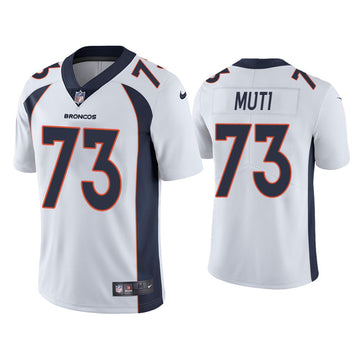 Netane Muti Denver Broncos white jersey