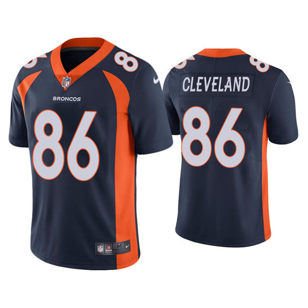 Tyrie Cleveland Denver Broncos navy jersey