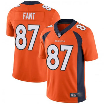 Noah Fant Denver Broncos orange jersey