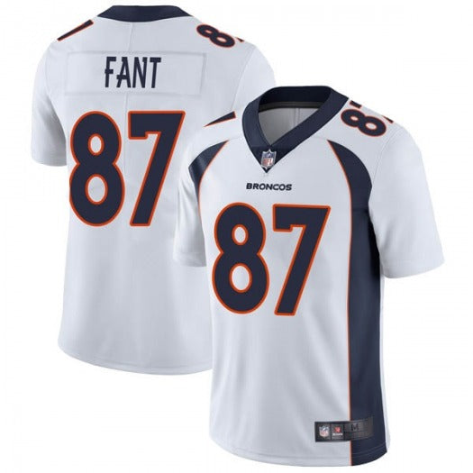 Noah Fant Denver Broncos white jersey