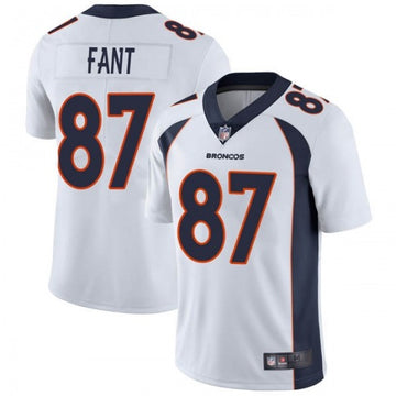 Noah Fant Denver Broncos white jersey