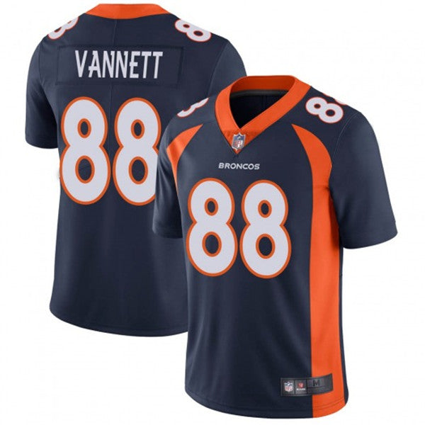 Nick Vannett Denver Broncos navy jersey
