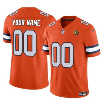 Custom Denver Broncos orange FUSE jersey