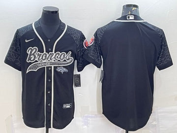 Custom Denver Broncos black jersey